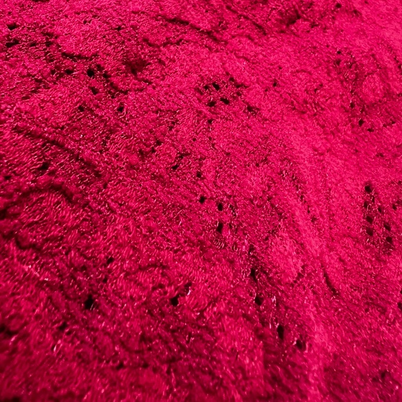 Hot! ✵☽Free People☾✵ Red Lace Bodycon Mini Dress | Small - Picture 7 of 12